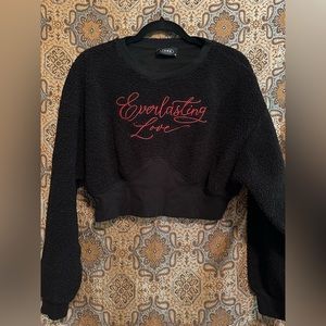 Cropped corset sweater!